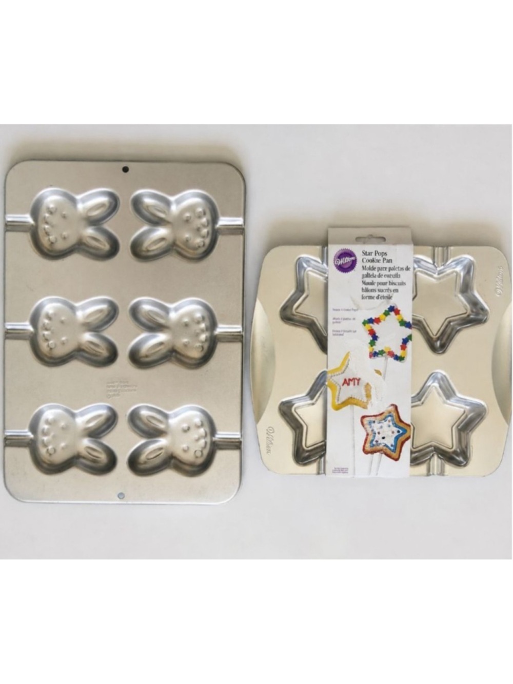 Wilton Cake Pop Pan Set Lot of 2 Nonstick Baking Molds Makes 24 Cake Pops New